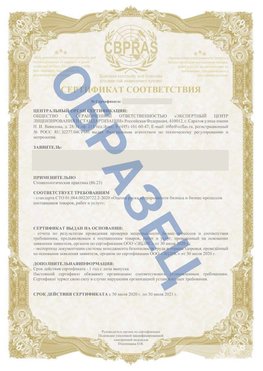 Образец Сертификат СТО 01.064.00220722.2-2020 Новоуральск Сертификат СТО 01.064.00220722.2-2020 